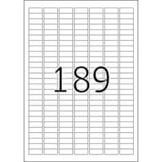 Herma Top Stick 8780 naljepnice, 25,4 x 10 mm, bijele, 100/1