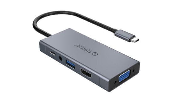 Orico MC-U501P USB-C priključna stanica, 5-u-1