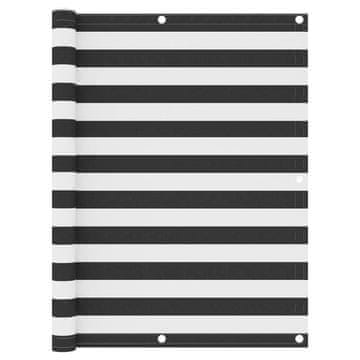 Vidaxl Balkonski zastor antracit i bijeli 120x300 cm od tkanine Oxford