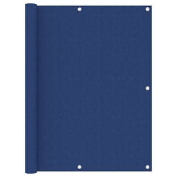 Vidaxl Balkonska pregrada plava 120x500 cm Oxford tkanina
