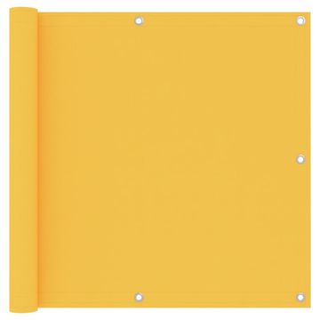 Vidaxl Balkonska pregrada žuta 90x500 cm Oxford tkanina