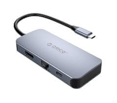 Orico MC-U602P USB-C priključna stanica, 6-u-1