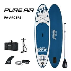   Pure Air PA Aqua Marina PA-AR03PS SUP na napuhavanje, s veslom i uzicom, 310 x 76 x 15 cm