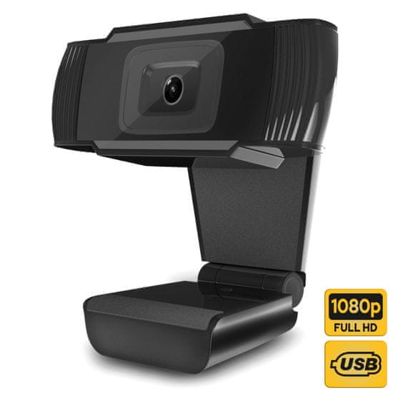 Platinet PCWC1080 web kamera, USB 2.0, 1080p, mikrofon