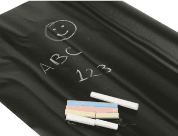 Samoljepljiva ploča i 5 kreda, 200 x 45 cm