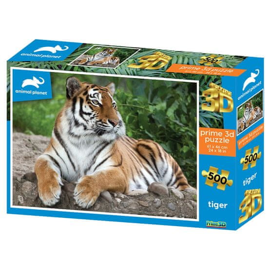Animal Planet 3D slagalica Tigar, 500/1, 61 x 46 cm