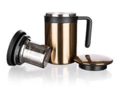 Banquet termo šalica od nehrđajučeg čelika Phase, 480 ml, smeđa