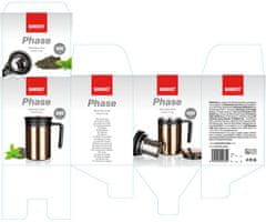 Banquet termo šalica od nehrđajučeg čelika Phase, 480 ml, smeđa