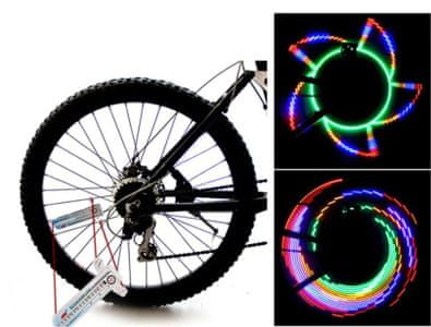 SpikeStar LED svjetlo za bicikl, 32 uzorka
