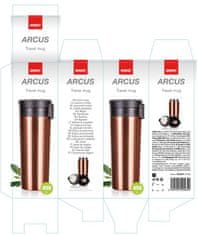 Banquet Arcus dvoslojna putna šalica, 450 ml, bakrena