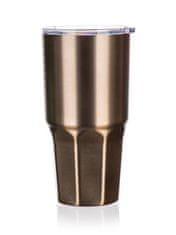 Banquet Bravo dvoslojna putna šalica, 500 ml, zlatna