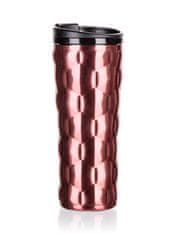 Banquet Oase dvoslojna putna šalica, 450 ml, ružičasta