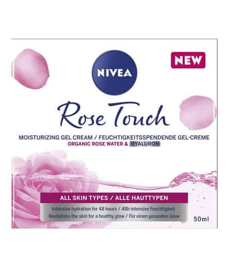 Nivea Rose Touch hidratantni krem ​​gel, 50 ml
