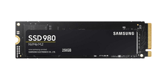 Samsung 980 SSD disk, 250 GB, M.2, PCI-e 3.0 x 4 NVMe, TLC V-NAND