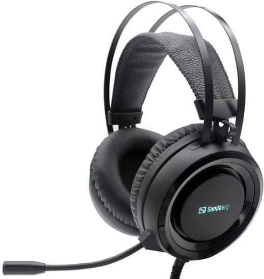 Sandberg Dominator Headset gaming slušalice s mikrofonom, crne