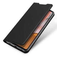 Dux Ducis Skin Pro preklopna kožna maska za Samsung Galaxy A72 4G, crno