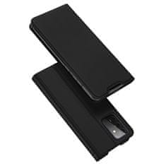 Dux Ducis Skin Pro preklopna kožna maska za Samsung Galaxy A72 4G, crno