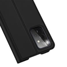 Dux Ducis Skin Pro preklopna kožna maska za Samsung Galaxy A72 4G, crno