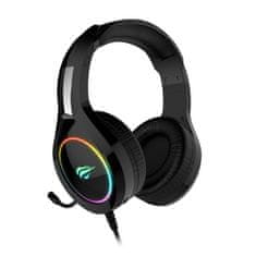 Havit Gamenote H2232d RGB gaming slušalice 3.5mm, crno-crvena