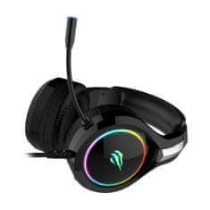 Havit Gamenote H2232d RGB gaming slušalice 3.5mm, crno-crvena