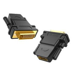 Ugreen 20124 adapter DVI - HDMI, M/F, crno