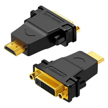 Ugreen 20123 adapter HDMI - DVI, M/F, crno