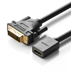 Ugreen 20118 adapter DVI - HDMI, crno