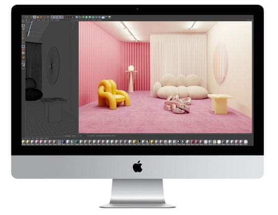 Apple iMac Retina 5K AiO računalo 27 8C i7 3,8GHz, 8GB/512GB SSD/Radeon Pro 5500 XT 8GB,INT KB (mxwv2ze/a)