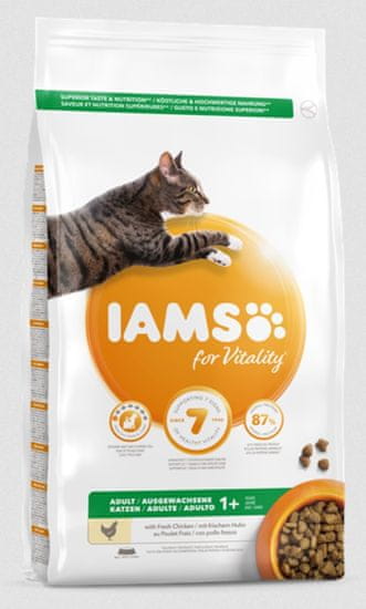 IAMS suha hrana za zdrave odrasle mačke, piletina