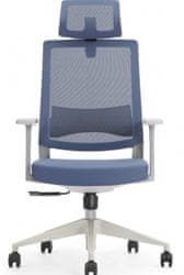 Hyle K3-GH-BCJIT uredska stolica, sivo-plava