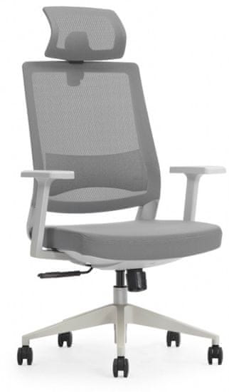 Hyle K3-GH-BCJIT uredska stolica, siva