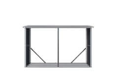 IWHOME Antracitni Čelični Drvena Nadstrešnica HESTIA AW-C za Vanjski Prostor