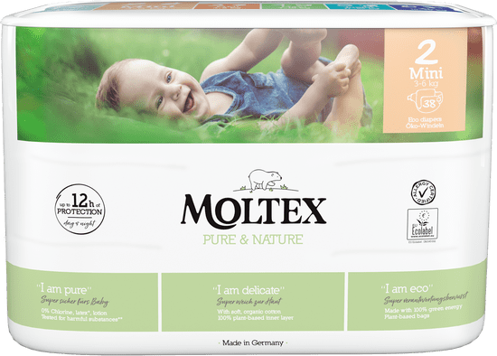 MOLTEX Pure & Nature Mini pelene, 3 - 6 kg, 38/1