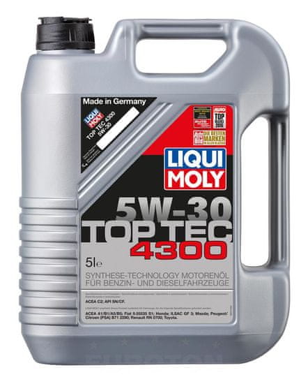 Liqui Moly motorno ulje TOP TEC 4300 5W30, 5 l