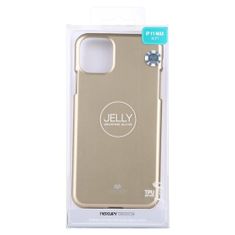 Goospery Jelly maskica za Samsung Galaxy S20+, silikonska, zlatna