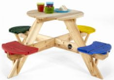 PLUM dječji drveni stol za piknik sa stolicama