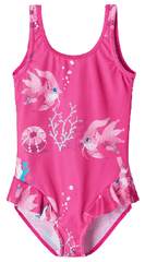 Reima Korfu jednodijelni kupaći kostim za djevojčice, ružičasti, 80