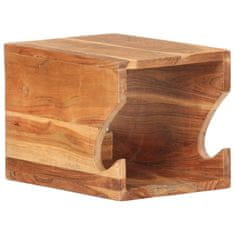 Vidaxl Zidni stalak za bicikl 35 x 25 x 25 cm masivno bagremovo drvo