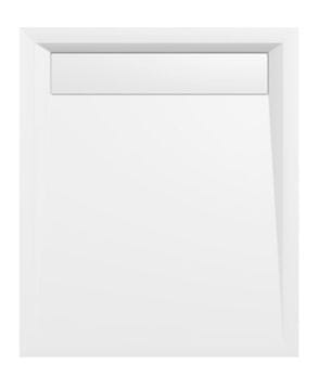 POLYSAN VARESA Pravokutna Tuš Kada od Lijevanog Mramora 110x90 cm - Bijela