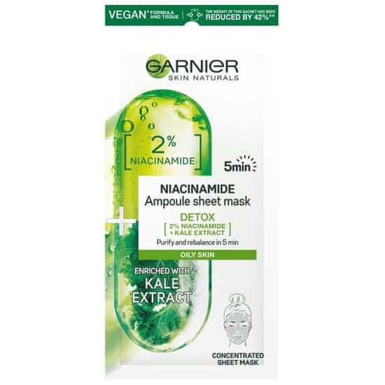 Garnier Skin Naturals maska za lice Niacinamide Ampoule Sheet 15g