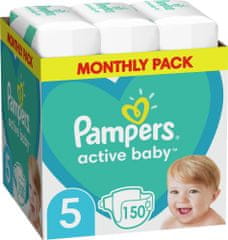 Pampers pelene Active Baby 5 Junior (11-16 kg) 150 kom