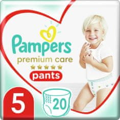 Pampers hlače pelene Premium Care Pants 5 (12-17 kg) Carry Box 20 komada