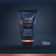 Gillette King C. gel za brijanje, 150 ml
