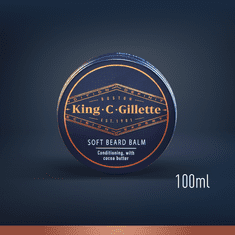 Gillette King C. muški mekani melem za bradu, 100 ml
