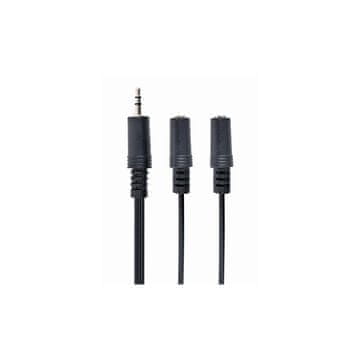 CABLEXPERT Audio kabel 1x 3.5mm M - 2x 3.5mm Ž 10cm