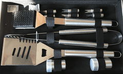 Set Pribora za Roštilj, 27-Dijelni u Kovčegu BBQ Premium