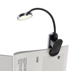 BASEUS Mini LED Reading svjetiljka s kopčom, siva
