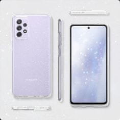 Spigen Liquid Crystal silikonska maska za Samsung Galaxy A72, glitter proziran