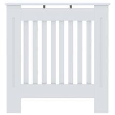 Vidaxl Pokrov za radijator MDF bijeli 78 cm