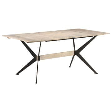 Vidaxl Blagovaonski stol 180 x 90 x 76 cm Masivno drvo manga